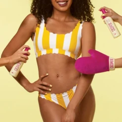 Coco & Eve Sunny Honey Ultimate Glow Travel Kit -Promos Sublim Zen Magasin coco eve sunny honey ultimate glow travel kit mousse auto bronzante avec gant applicateur 2