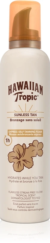 Hawaiian Tropic Self Tanning Foam 1-Hour Express 1 Hawaiian Tropic Self Tanning Foam 1-Hour Express