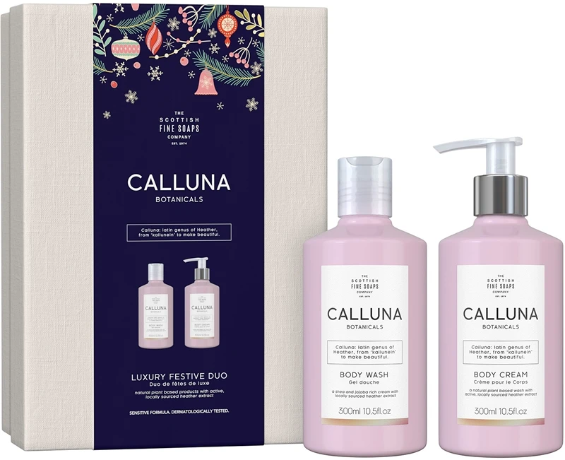 Scottish Fine Soaps Calluna Botanicals Luxury Festive Duo 1 Scottish Fine Soaps Calluna Botanicals Luxury Festive Duo